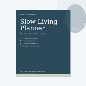 Slow Living Planner